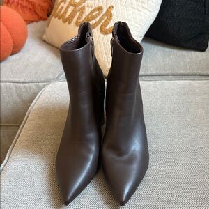 Marc Fisher Chocolate Brown Ankle Boots